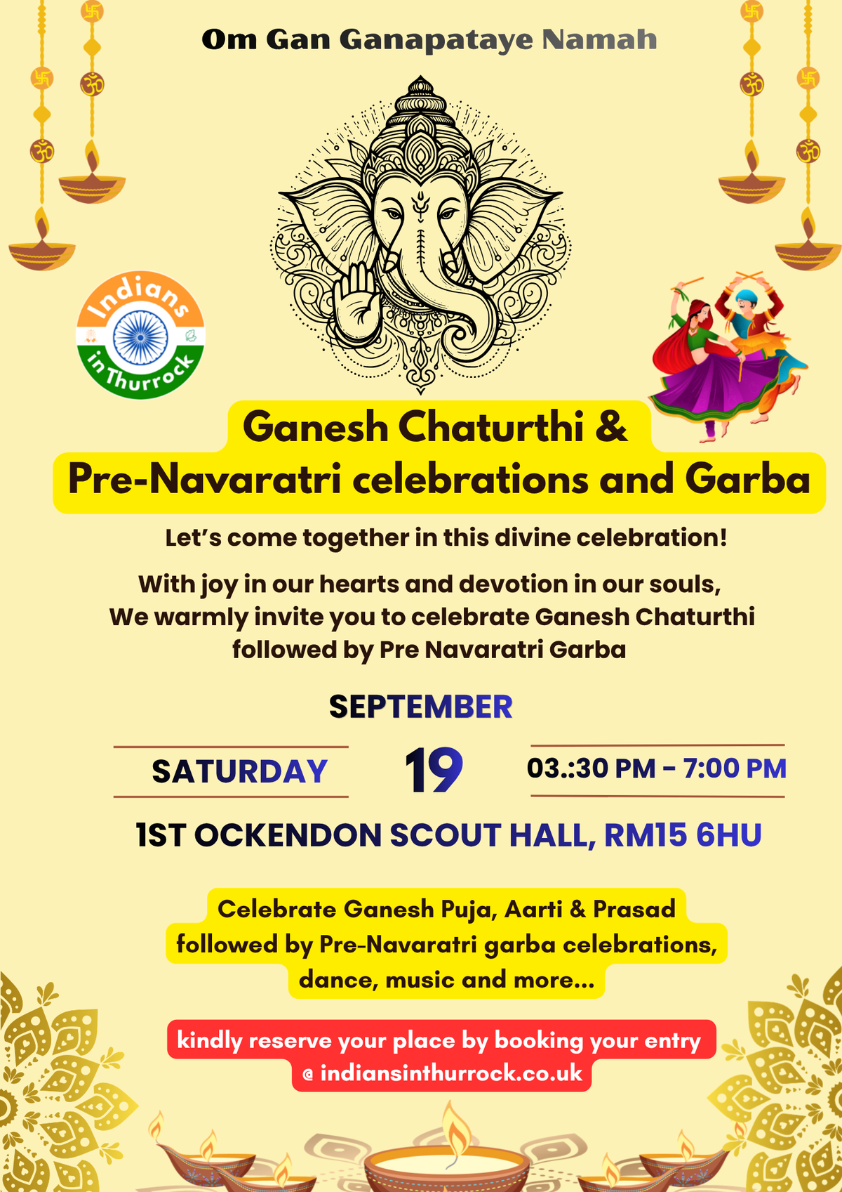 Ganesh Pooja & Pre Navaratri Celebrations! 2026