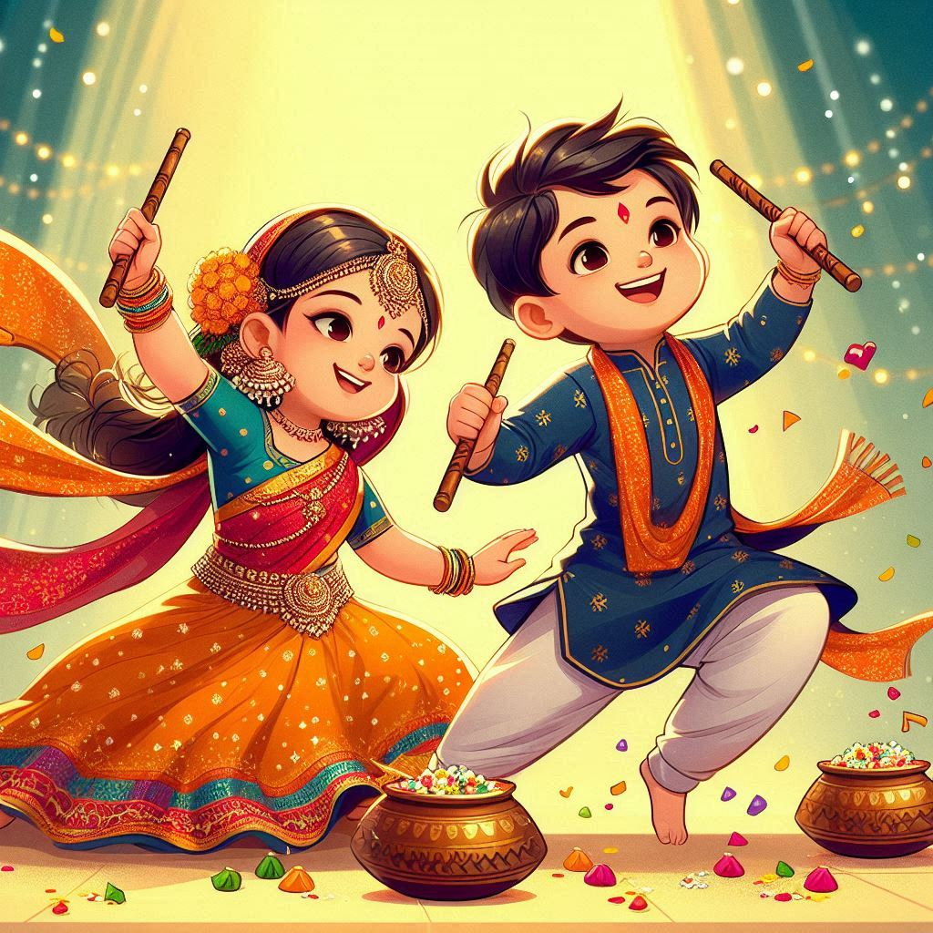 नवरात्रि समारोह - डांडिया नाइट्स इवेंट एंट्री वाउचर